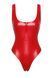 Боди Noir Handmade F352 Red powerwetlook body - XL