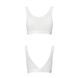 Топ з прозорою вставкою Passion PS002 TOP M, white, M