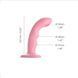 Насадка для страпона с двойной точечной пульсацией Strap-On-Me TAPPING DILDO WAVE &ndash; CORAL PINK, М