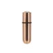 Вибропуля PowerBullet First-Class Bullet 2.5″ with Key Chain Pouch, Rose Gold, 9 режимов вибрации, Розовое золото