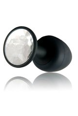Анальная пробка Dorcel Geisha Plug Diamond M с шариком внутри, создает вибрации, макс. диаметр 3,2см