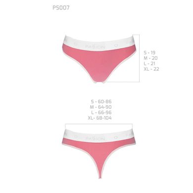 Спортивні трусики-стрінги Passion PS007 PANTIES pink, size XL, L