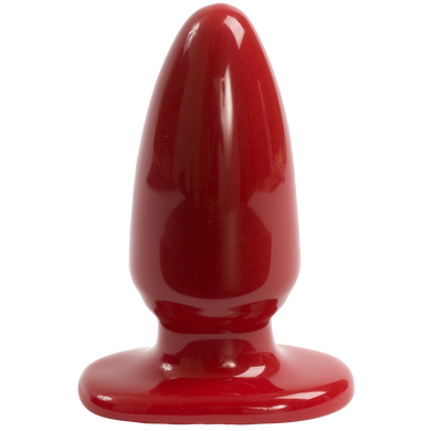 Анальна пробка-втулка Doc Johnson Red Boy - Large 5 Inch, макс. діаметр 5,5 см, Червоний