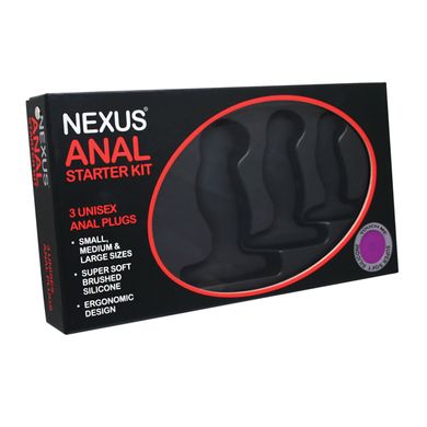 Набор массажеров простаты для новичков Nexus Anal Starter Kit, Черный