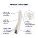 Вибратор точки G с вращением Satisfyer Spinning Vibe 1 Beige, 2 мотора