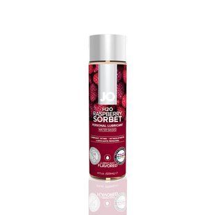 Смазка на водной основе JO H2O &mdash; Raspberry Sorbet (120 мл) без сахара, растительный глицерин