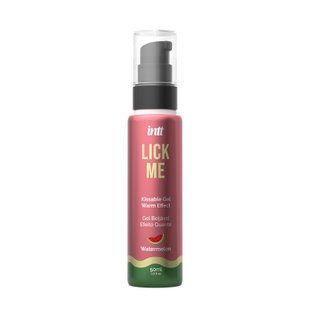 Гель для оральных ласк с согревающим эффектом INTT Lick Me Kissable Gel Watermelon 50 мл, без сахара