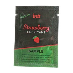 Пробник лубриканту на водній основі Intt Strawberry (2 мл)