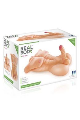 Торс мужчины Real Body - My Man, пенис и анус (помята упаковка)