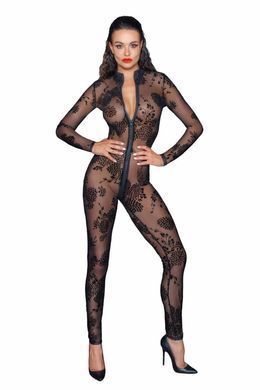 Сетчатый бодистокинг Noir Handmade F237 Long tulle overall, XL