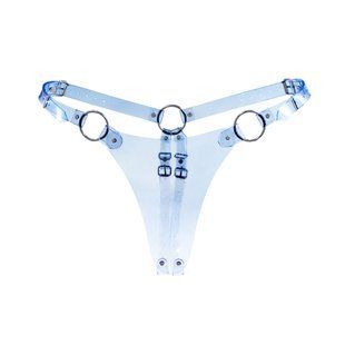 Трусики классические Feral Feelings - String Bikini Trasparent с легким голубым оттенком