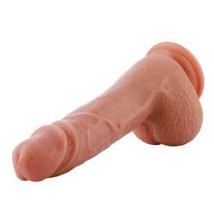 Ультрареалистичный фаллоимитатор для секс-машин Hismith 8.3″ 2-layers Silicone Flesh Dildo,2-слойный