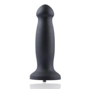 Силіконовий фалоімітатор для секс-машин Hismith 7.2" Black Silicone Anal Dildo, система KlicLok