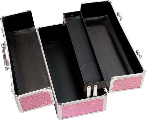 Большой кейс для хранения секс-игрушек BMS Factory Large Lokable Vibrator Case Pink, кодовый замок