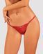 Кружевные стринги Obsessive Lacelove thong XS/S Red, низкая посадка