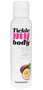 Масажна піна Love To Love TICKLE MY BODY Passion Fruit (150 мл) зволожувальна