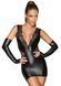 Сукня з мокрим ефектом Noir Handmade F212 Powerwetlook and lace minidress, S