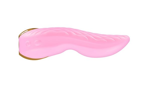 Вібратор для клітора Shunga Aiko Light Pink, гнучкі кінчики, Рожевий