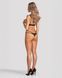 Комплект Obsessive Euridia 2-pcs crotchless set M/L
