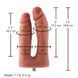 Двойной фаллоимитатор для секс-машин Hismith Silicone Double Penetrator Dildo, система KlicLok