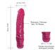Фалоімітатор вібратор Dorcel Jelly Boy, діаметр 4,2см ТПЕ, плавне регулювання потужності вібрації, Рожевий