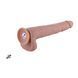 Фалоімітатор 11.8&Prime; з вібрацією для секс-машин Hismith Silicone Dildo with Vibe, KlicLok, пульт ДК