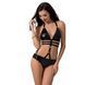 Боді монокіні під латекс Passion Exclusive LAMIS BODY S/M, black, Чорний, S/M