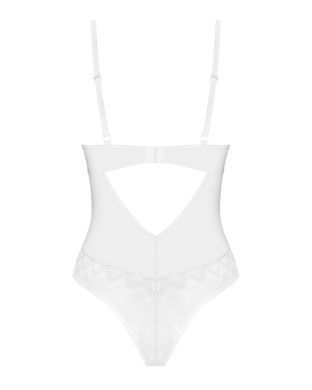 Боди Obsessive Alissium Teddy XS/S, лиф с мягкой чашкой, высокие вырезы для ног