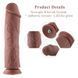 Силіконовий фалоімітатор для секс-машин Hismith 11&Prime; Silicone Dildo, система KlicLok