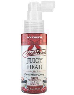 Зволожувальний спрей оральний Doc Johnson GoodHead - Juicy Head - White Chocolate and Berries 59мл