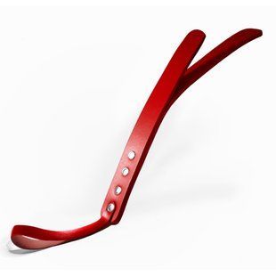 Паддл двухслойный Feral Feelings Leather Mini Paddle Red, натуральная кожа