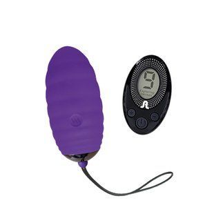 Виброяйце Adrien Lastic Ocean Breeze Purple з пультом ДК, Фіолетовий, Фіолетовий