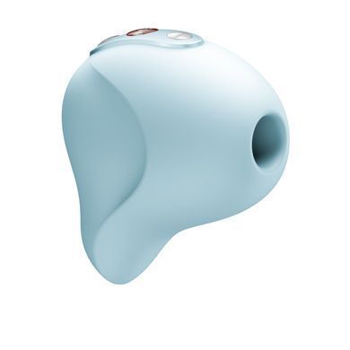 Вакуумный стимулятор Fun Factory Seduction Ice Blue, 11 режимов работы, перезаряжаемый