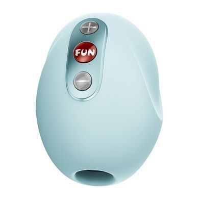Вакуумный стимулятор Fun Factory Seduction Ice Blue, 11 режимов работы, перезаряжаемый