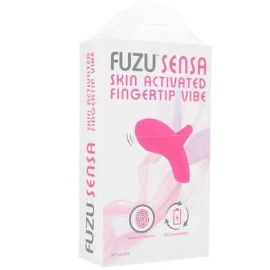 Вібратор на палець FUZU Sensa Skin Activated Fingertip Vibe &ndash; Pink, сенсорне керування, 8 режимів
