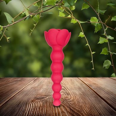 Анальная цепочка Lux Active с розой - Champion Rose