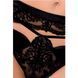 Комплект белья Passion Exclusive TONYA SET S/M, black, трусики, лиф, пояс для чулок, Черный, S/M