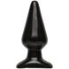 Анальна пробка Doc Johnson Smooth Classic Large - Black, макс. діаметр 5,7 см, Чорний
