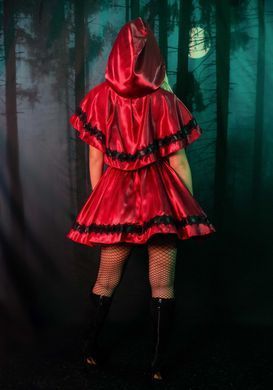 Еротичний костюм Червоної шапочки Leg Avenue Gothic Red Riding Hood XL, сукня, накидка