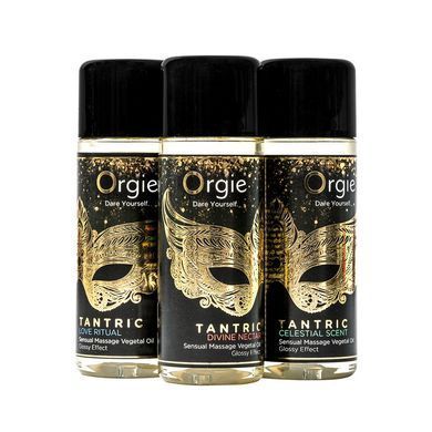 Набір олій для тантричного масажу Orgie &ndash; Tantric Mini Size Collection (3х30 мл), зволоження