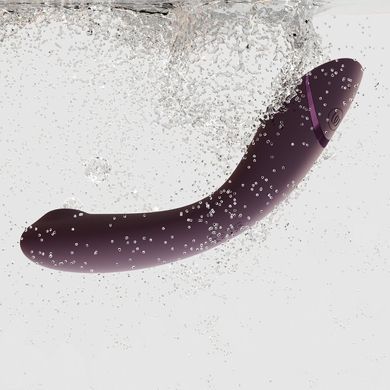 Вакуумный стимулятор для точки G и клитора с вибрацией Womanizer OG Aubergine, 12 уровней, 3 режима
