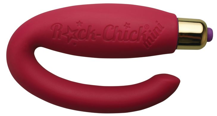 Стимулятор клитора и точки G Rocks Off Rock-Chick Mini, Червоний