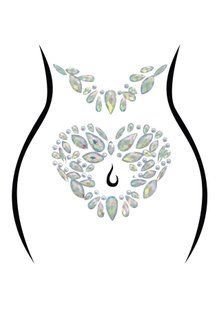 Стрази-прикраси для тіла Leg Avenue Novalie body jewels sticker, наліпки