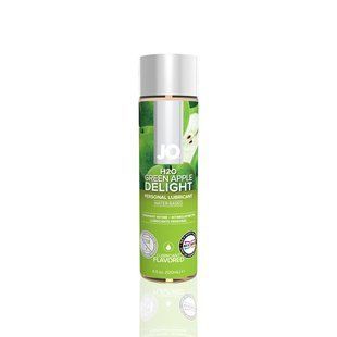Смазка на водной основе JO H2O &mdash; Green Apple (120 мл) без сахара, растительный глицерин