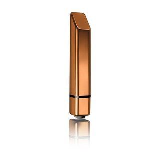 Мощный минивибратор Rocks Off Bamboo Sun Burst, 10 режимов работы, водонепроницаемый, Золотистый