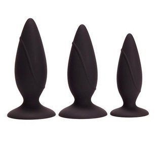Набір анальних пробок Pornhub Anal Training Kit, макс. діаметр 3см - 3,6см - 4см