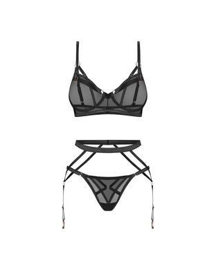 Комплект Obsessive Euridia 3-pcs set XL/2XL