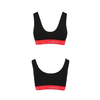 Спортивный топ на широких бретелях Passion PS003 TOP M, black, M