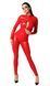 Комбинезон Noir Handmade F353 Red powerwetlook overall - XXL