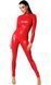 Комбинезон Noir Handmade F353 Red powerwetlook overall - XXL